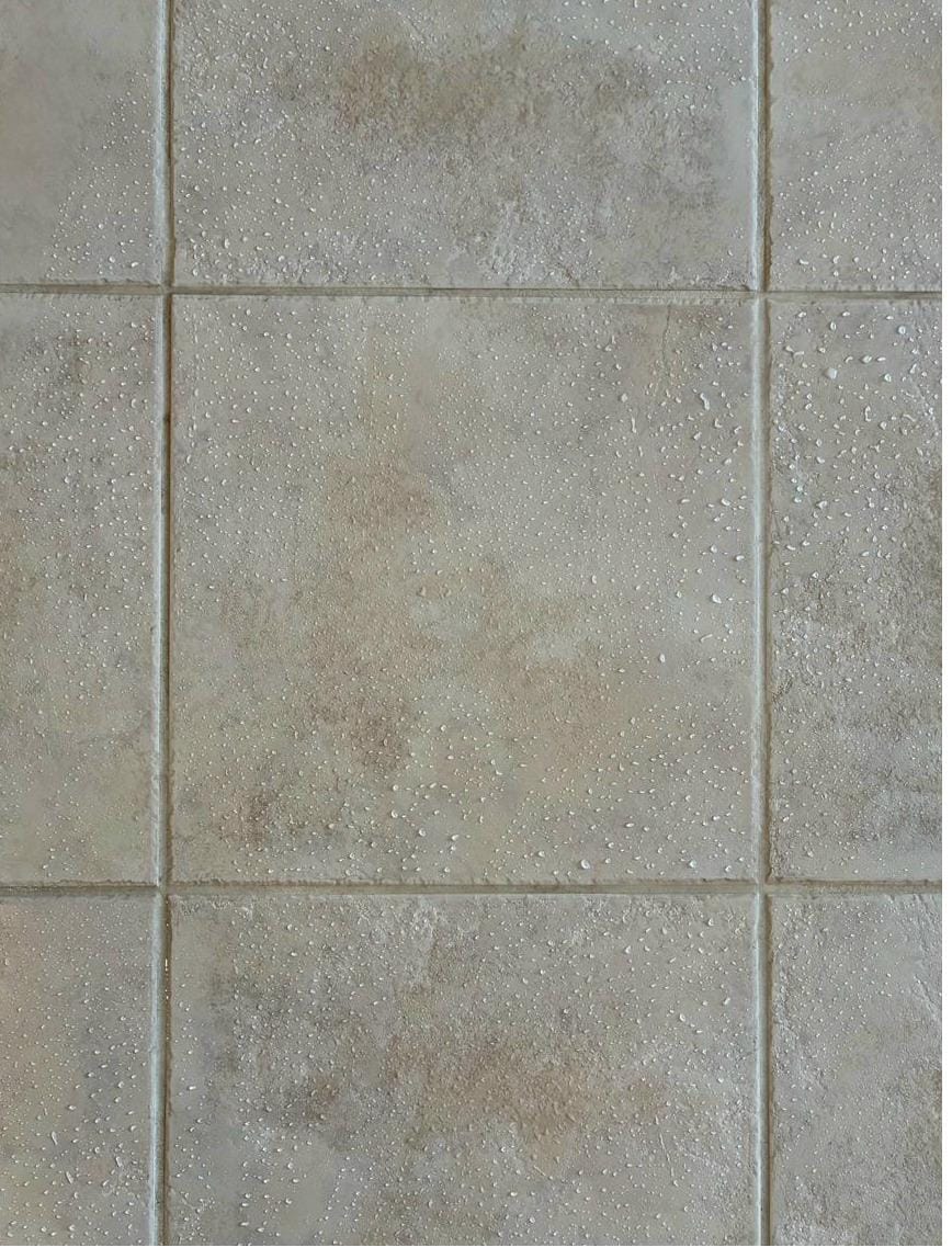 Clean tile floor after professional tile and grout cleaning